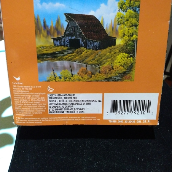 Bob Ross 300 Piece Jigsaw Puzzle Rustic Barn - Picture 3 of 6